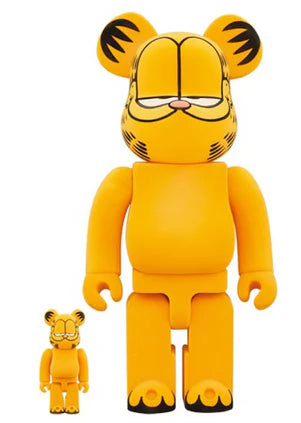 BE@RBRICK Garfield 100% + 400% Printed PVC Figurine Set