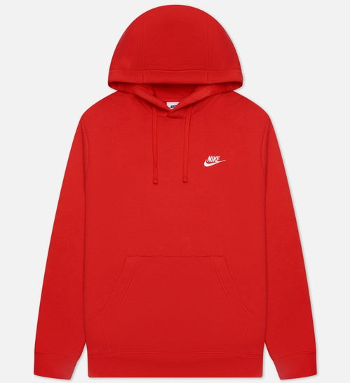 Nike Sportswear Club Fleece Hoodie "Red"