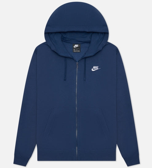 Nike Sportswear Club Fleece Full-Zip Hoodie "Navy"