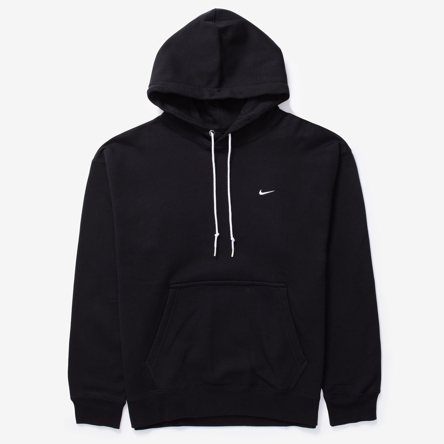 Nike Solo Swoosh Fleece Pullover Hoodie "Black"